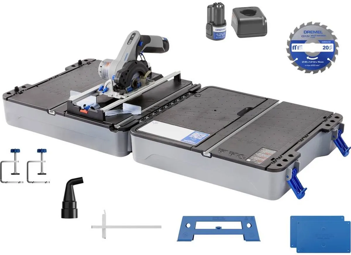 Dremel BluePrint Draagbaar Zaagstation 12V - 85mm Zaagblad
