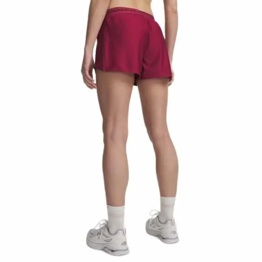 Under Armour Tech Play Up Korte Broek L - Rood