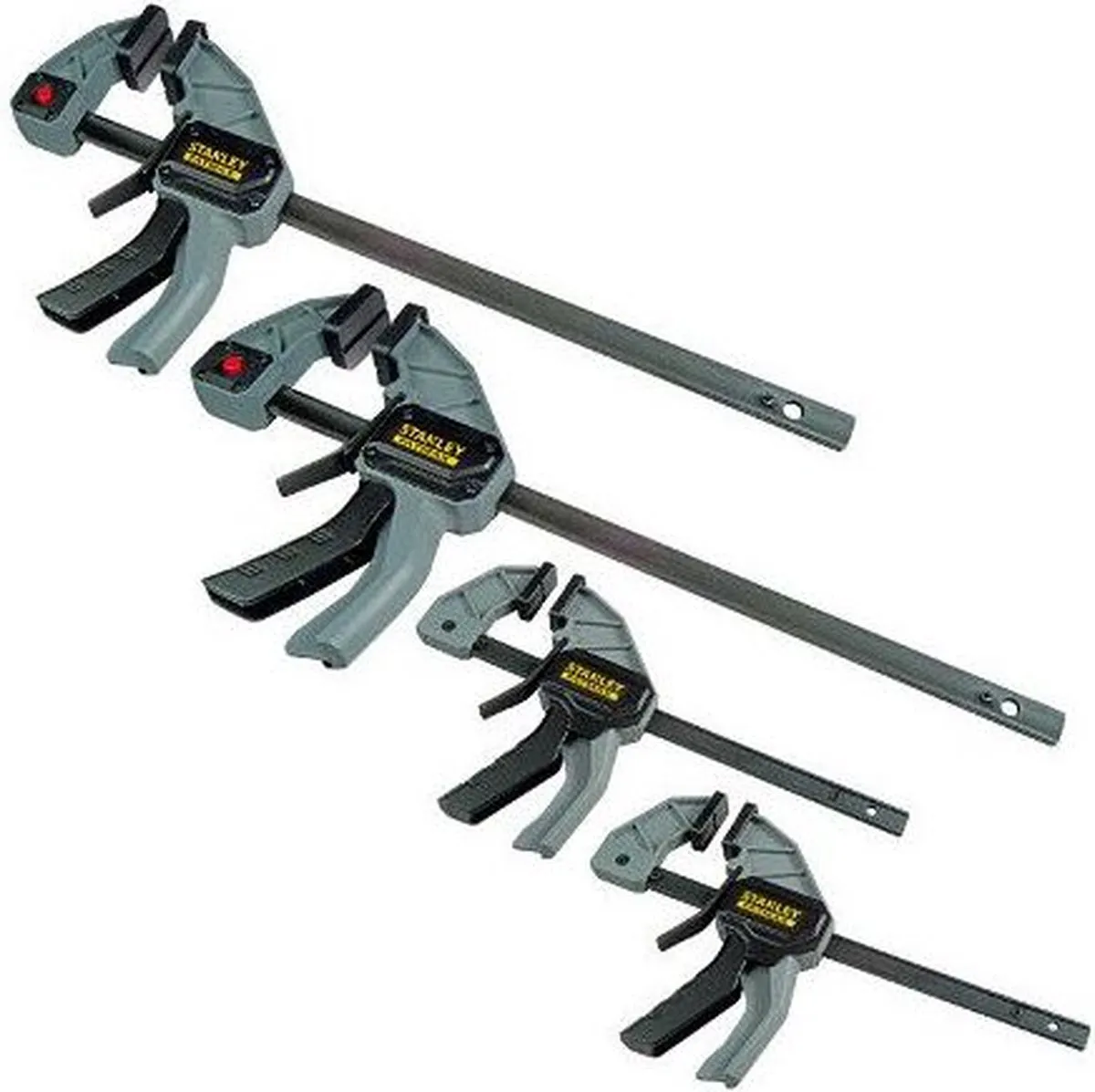 Stanley FatMax Automatische Lijmklemmen - 4 Stuks - Grijs/Zwart