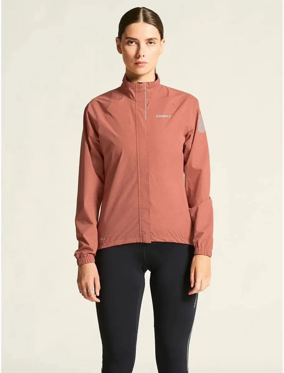 Craft Core Endur Hydro 2 Fietsregenjas Dames - L - Bruin