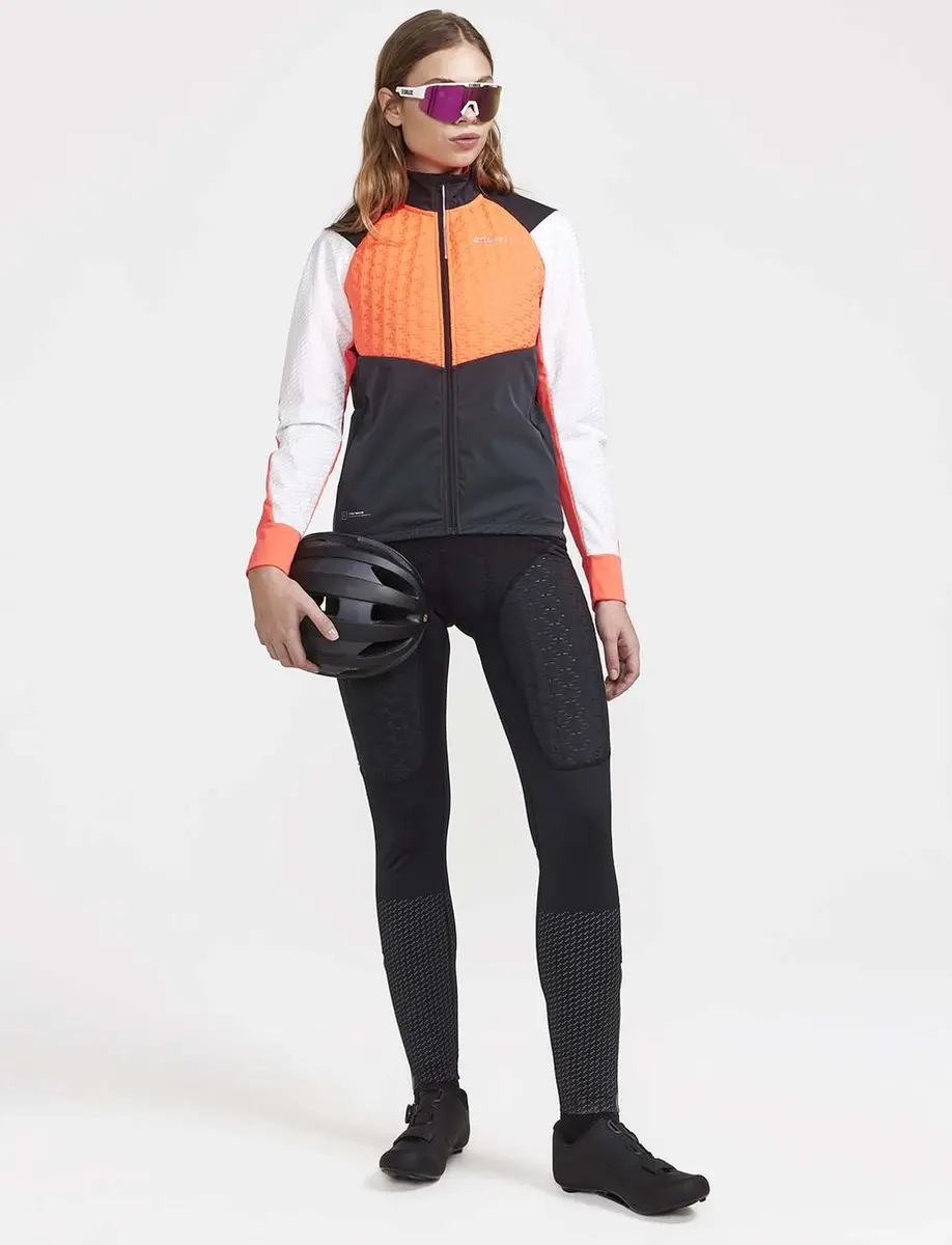 Craft ADV Bike Subz Lumen Jacket W - Fietsjack Dames - Roze/Grijs/Zwart