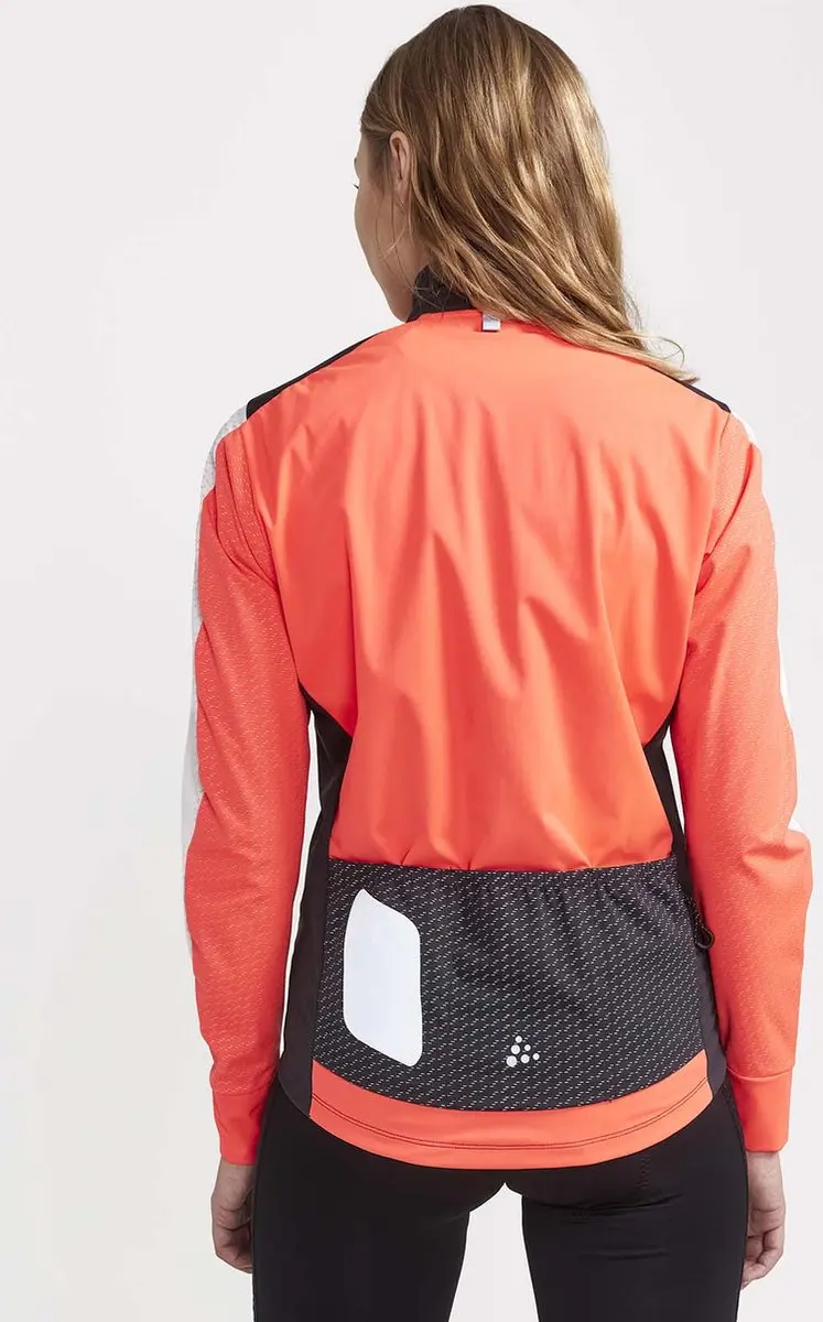 Craft ADV Bike Subz Lumen Jacket W - Fietsjack Dames - Roze/Grijs/Zwart