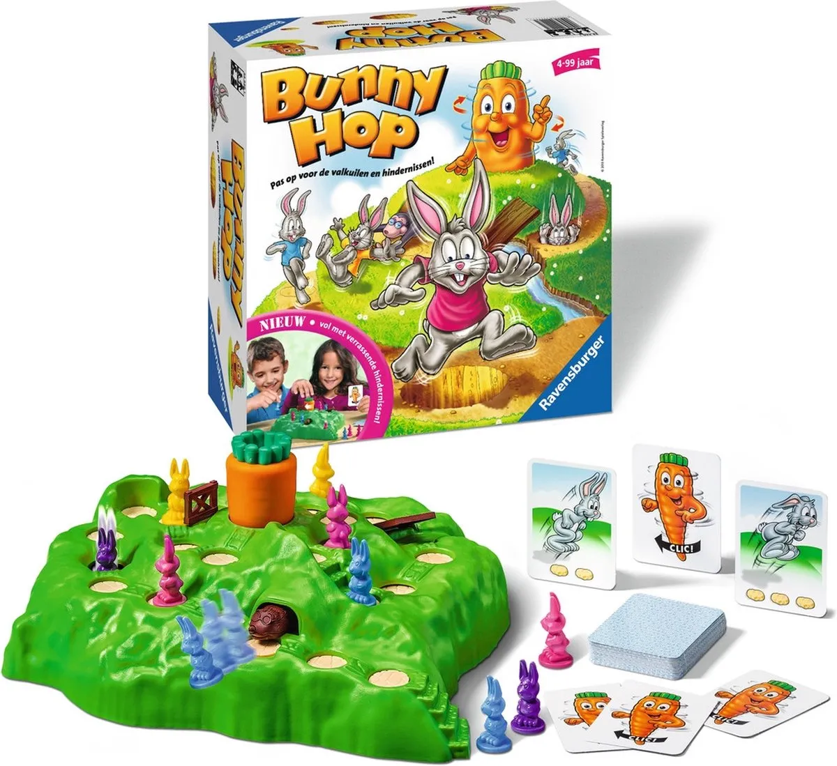 Ravensburger Bunny Hop Kinderspel - 2-4 Spelers