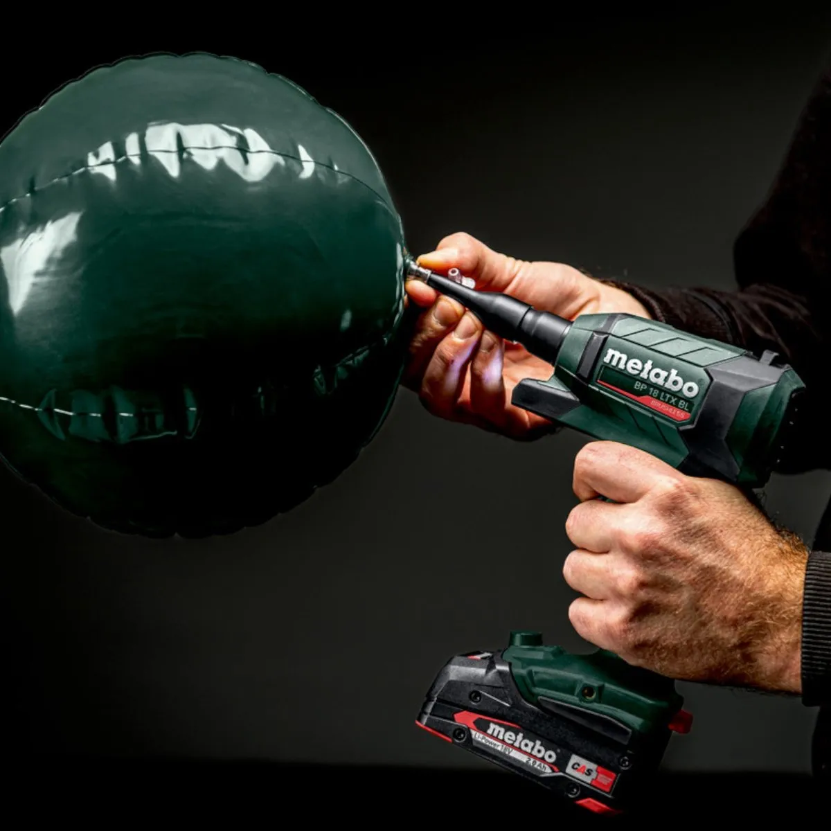 Metabo BP18LTX Accu-Blaaspistool - 5000mAh - 4 Spuitkoppen - afbeelding 6 van 6