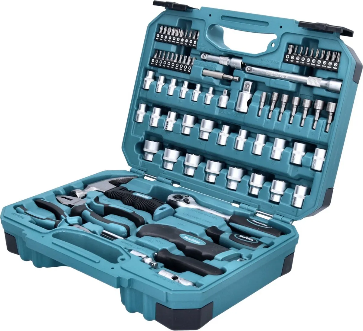 Makita E-10899 Gereedschapset 76-delig - Blauw