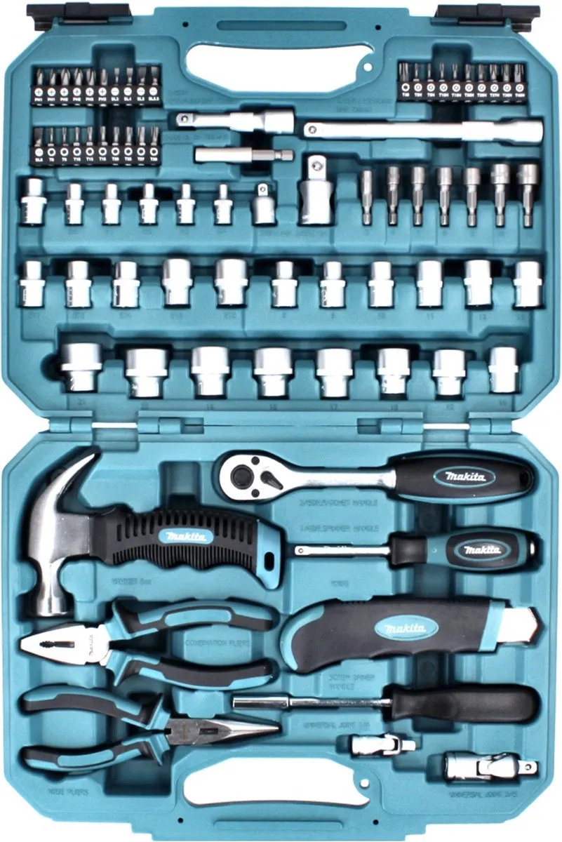 Makita E-10899 Gereedschapset 76-delig - Blauw - afbeelding 6 van 6