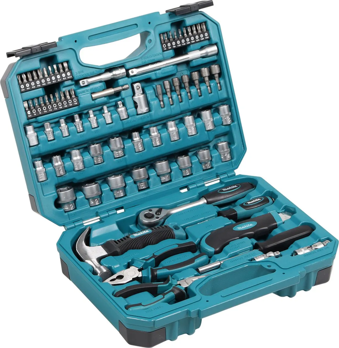 Makita E-10899 Gereedschapset 76-delig - Blauw