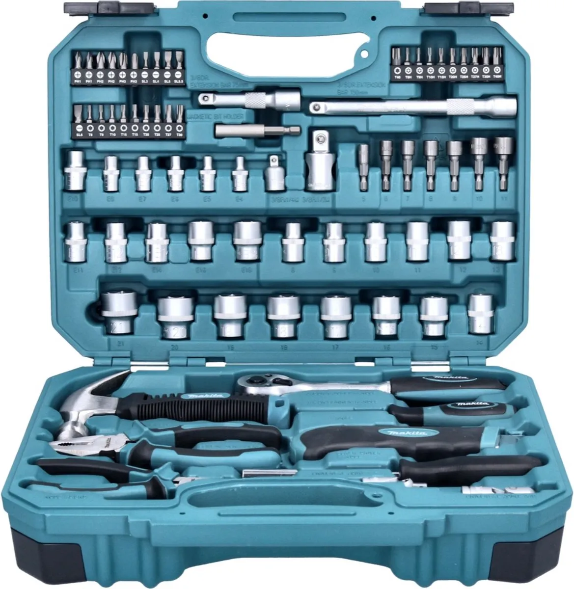 Makita E-10899 Gereedschapset 76-delig - Blauw