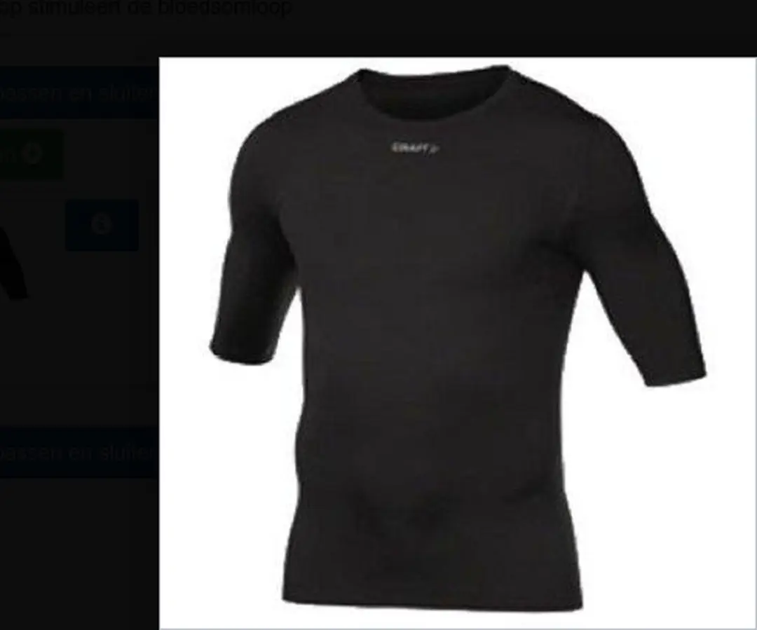 Craft Compression Top - L - Zwart
