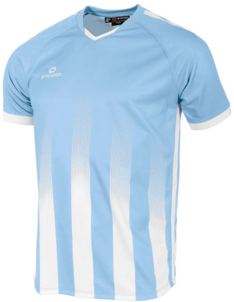 Stanno Vivid Shirt 164 - Lichtblauw/Wit