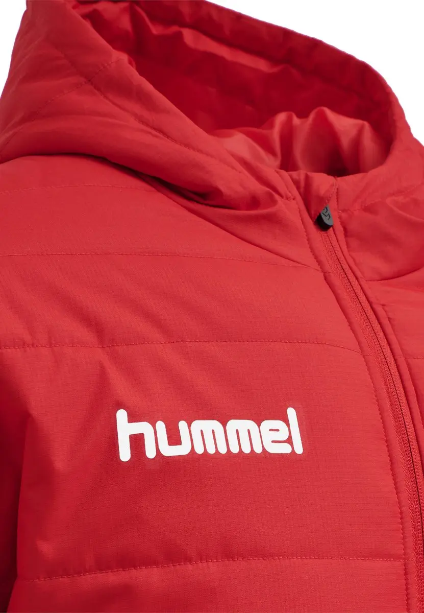 Hummel Short Bench Jacket 211613 - Trainingsjack - M - Rood