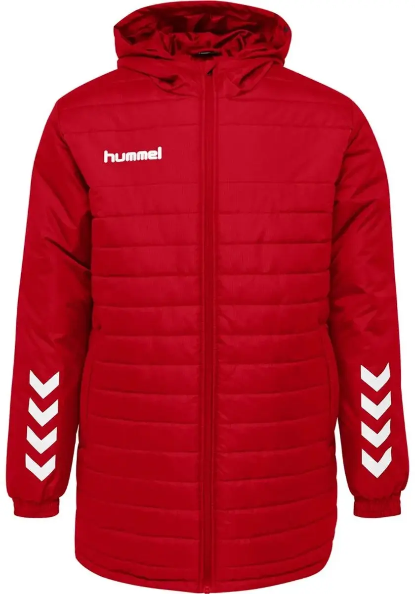 Hummel Short Bench Jacket 211613 - Trainingsjack - M - Rood - afbeelding 6 van 6