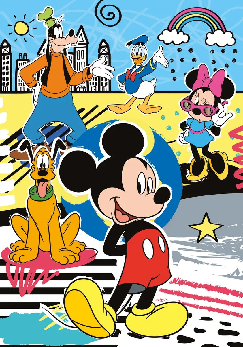 Clementoni Mickey Disney Legpuzzel 104-delig - 3D-model