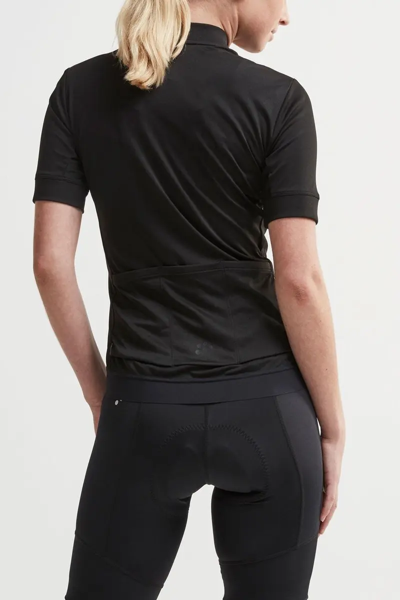 Craft Core Essence Tight Fit Fietsshirt Dames - Zwart S