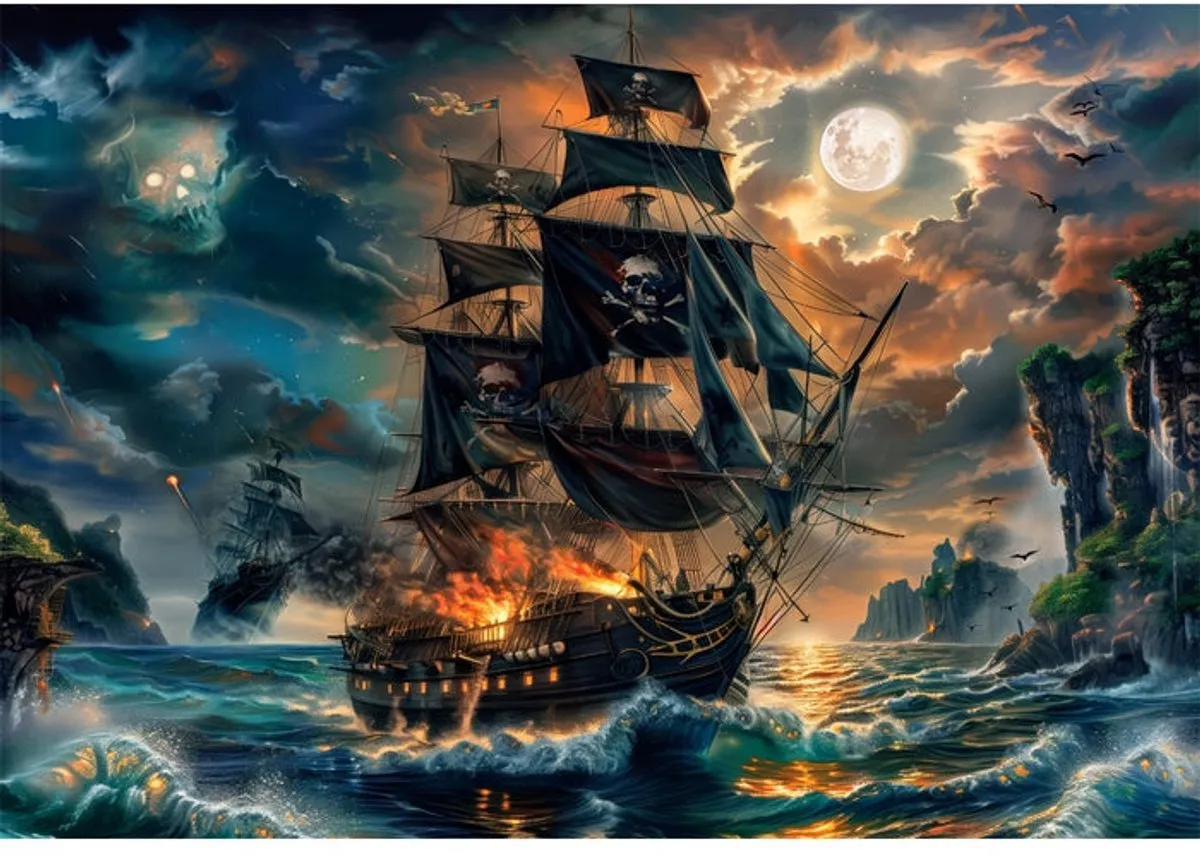Clementoni Piraten Puzzel 300 Stukjes - Multicolor