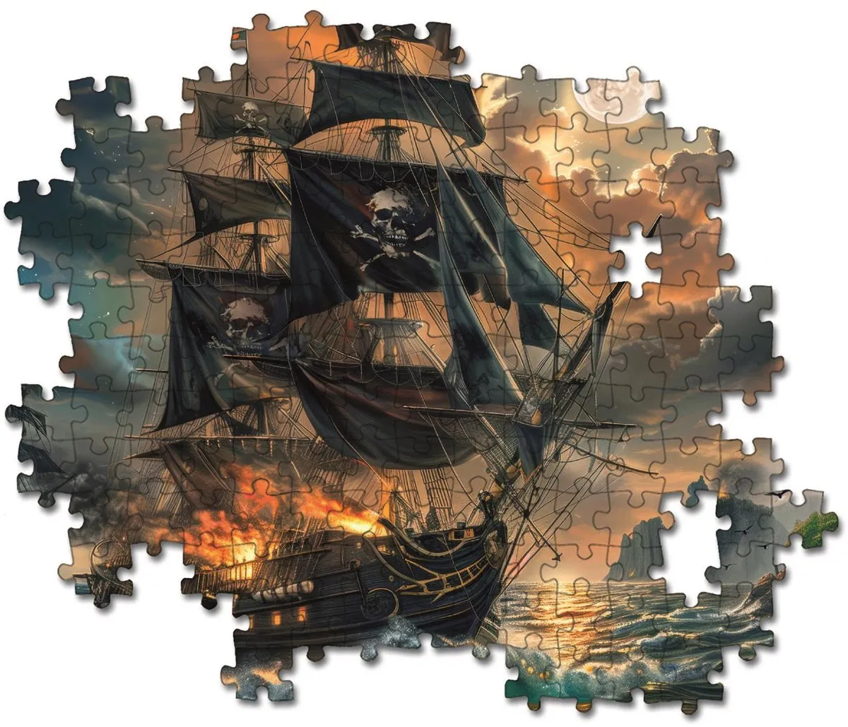 Clementoni Piraten Puzzel 300 Stukjes - Multicolor