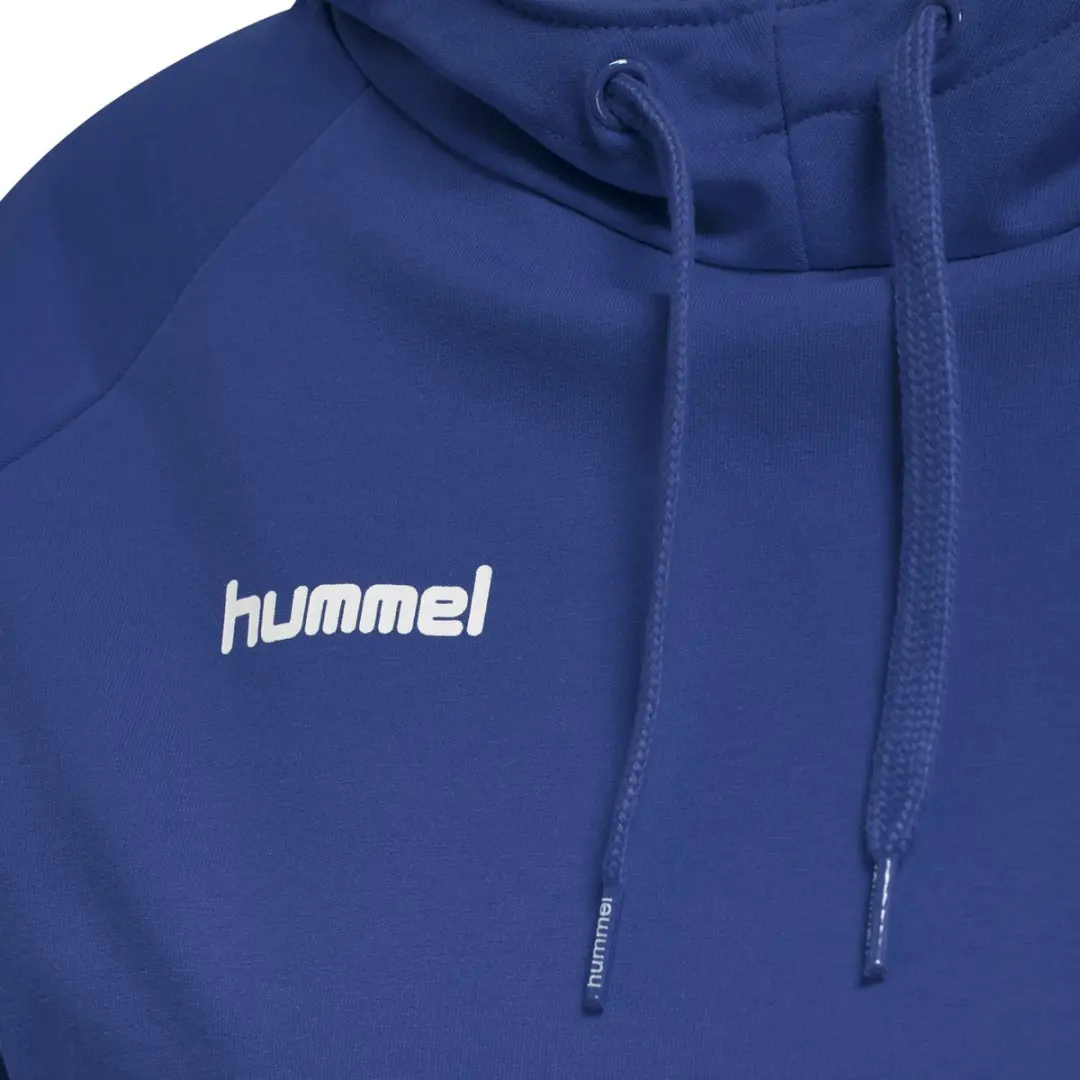 hummel Go Cotton Hoodie Dames XL - Blauw/Wit - afbeelding 6 van 6