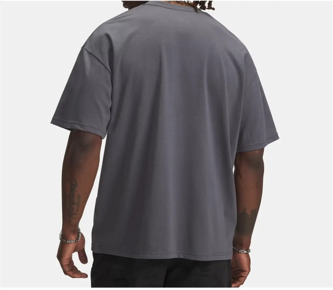Under Armour Hwt U Logo T-shirt - Grijs M