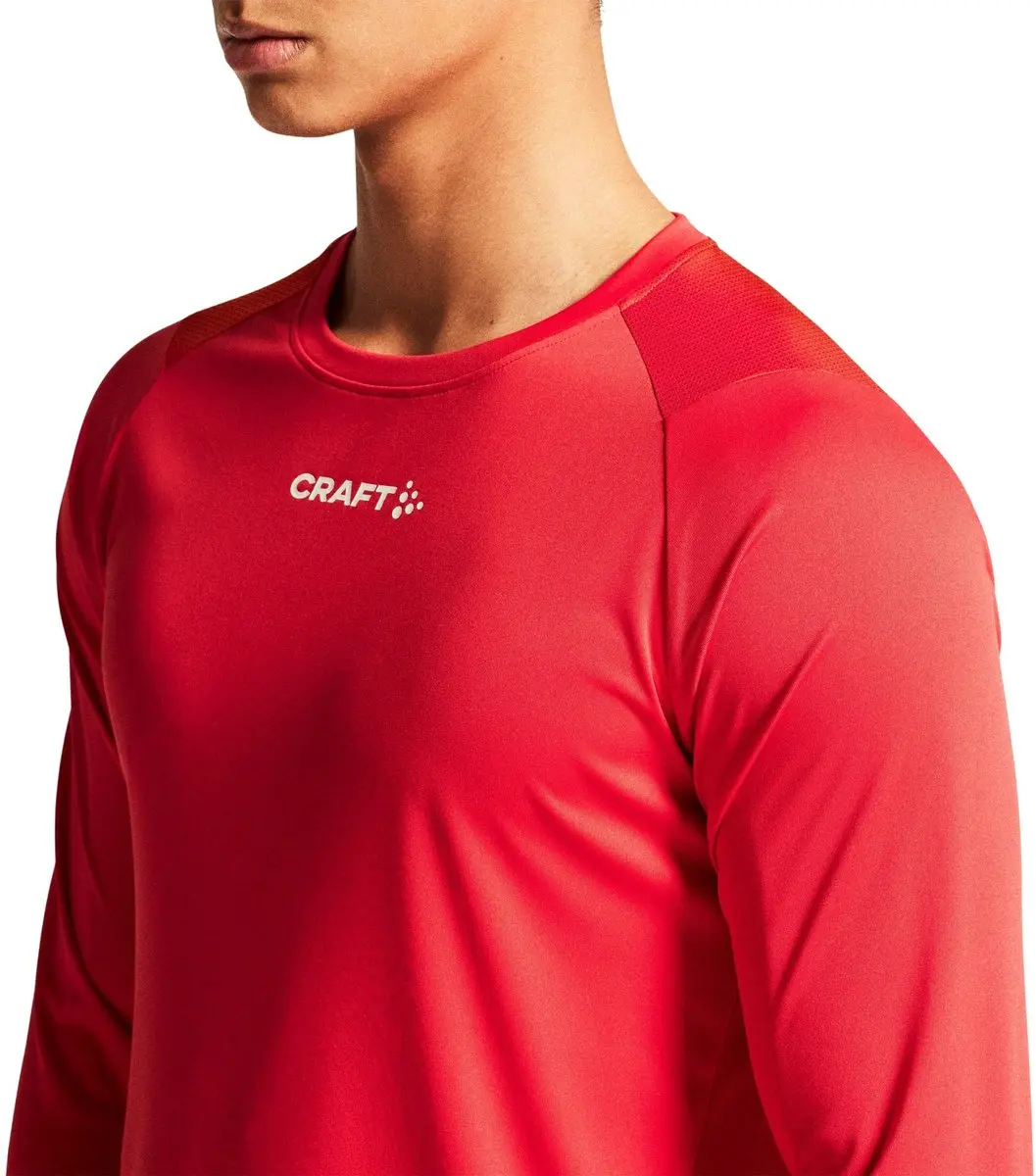 Craft Rush 2.0 LS Shirt Heren - Maat L - Rood