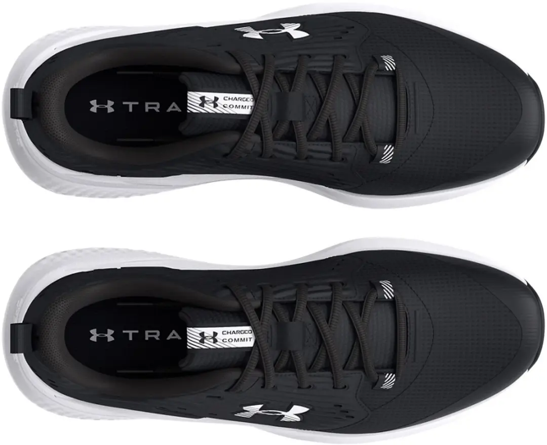 Under Armour UA Charged Commit TR 4 Heren Sportschoenen - Zwart/Antraciet/Wit - afbeelding 6 van 6
