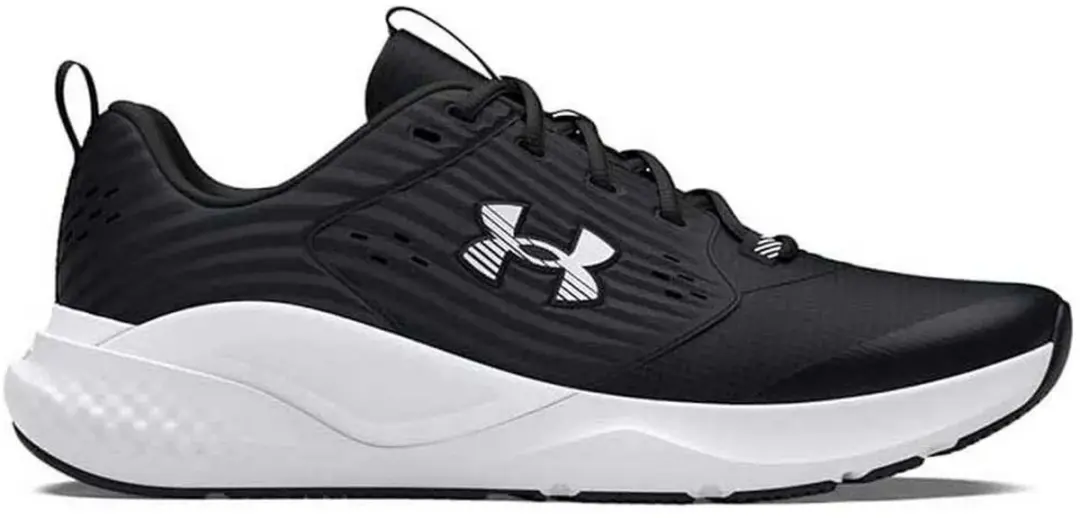 Under Armour UA Charged Commit TR 4 Heren Sportschoenen - Zwart/Antraciet/Wit