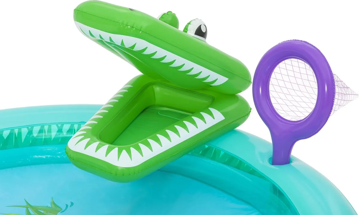 Bestway Crocodile Cove Speelcentrum 224cm - 210L - Groen