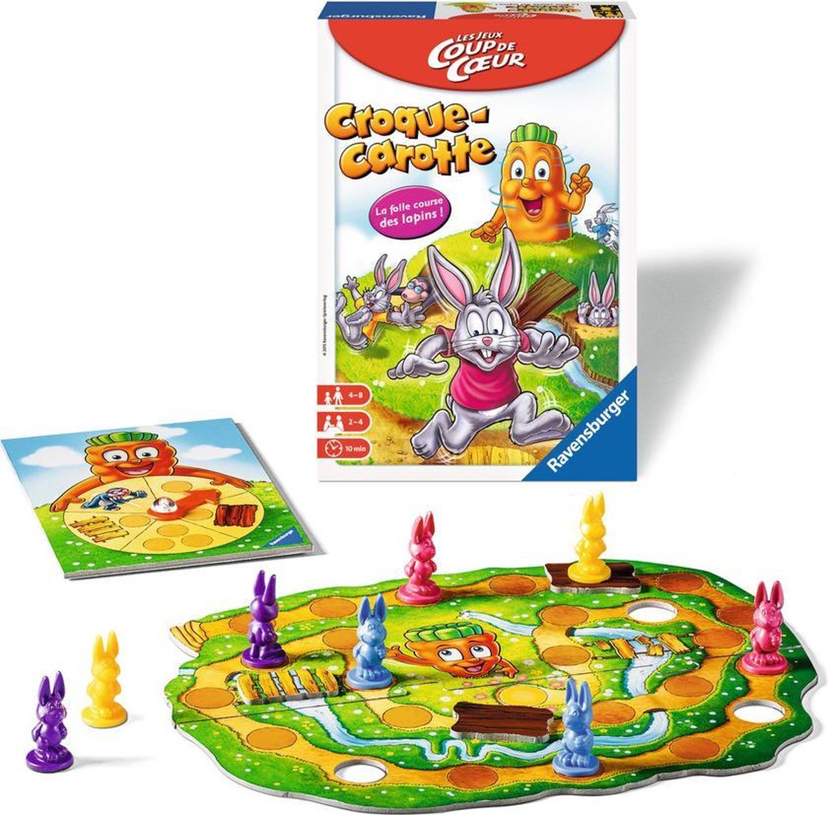 Ravensburger Croque Carotte 'Coup de cœur' Bordspel Gokken