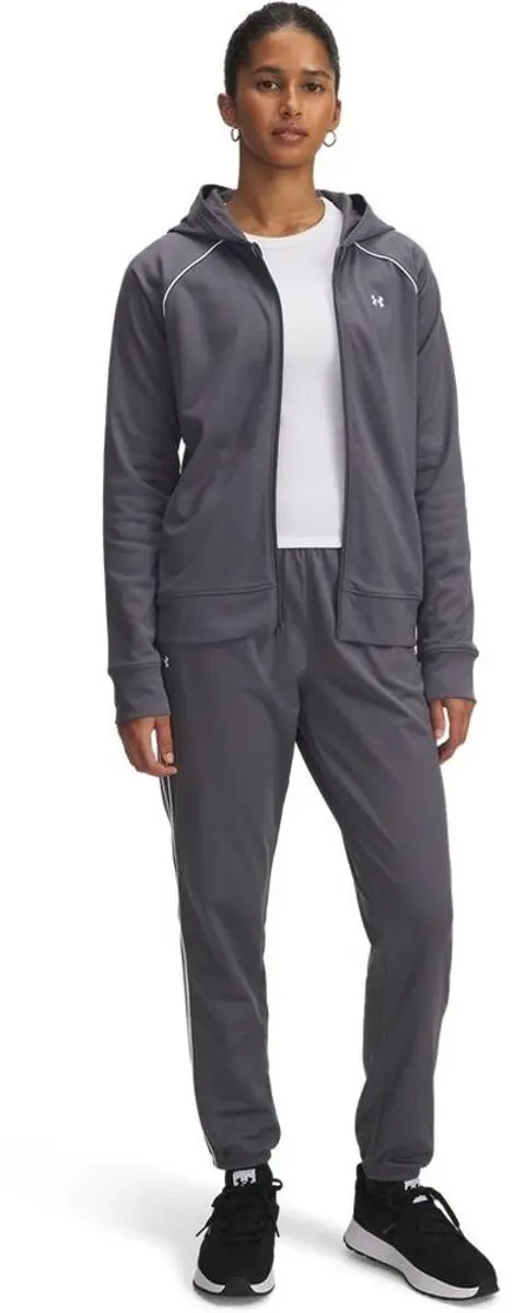 Under Armour Rival Tricot Trainingspak Dames - S - Grijs