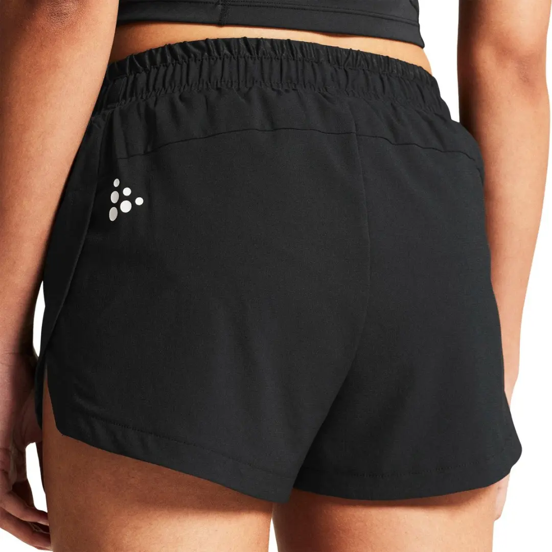 Craft Rush 2.0 Marathon Short Dames - XL - Zwart