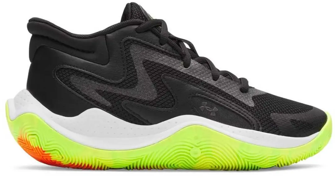 Under Armour GS Jet '25 Basketbalschoenen - EU 35.5 - Zwart