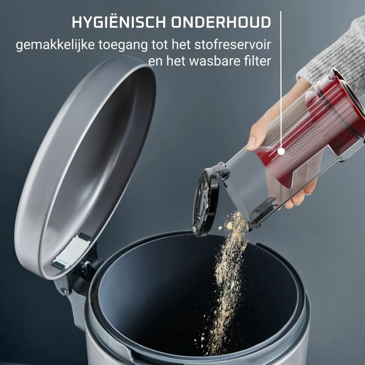 Rowenta X-Pert 7.60 RH6A71 Steelstofzuiger - Aluminium Rood