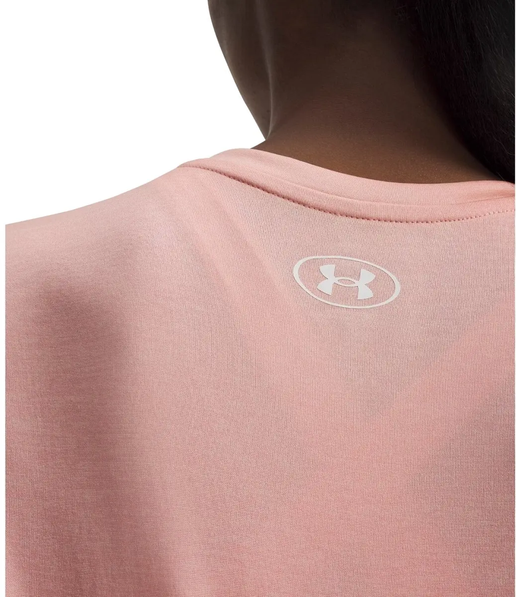 Under Armour Tech Dames Fitness T-shirt - Roze L