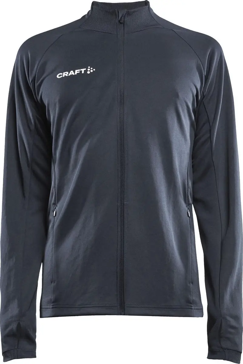 Craft Evolve Full Zip Sportvest - XL - Donkergrijs