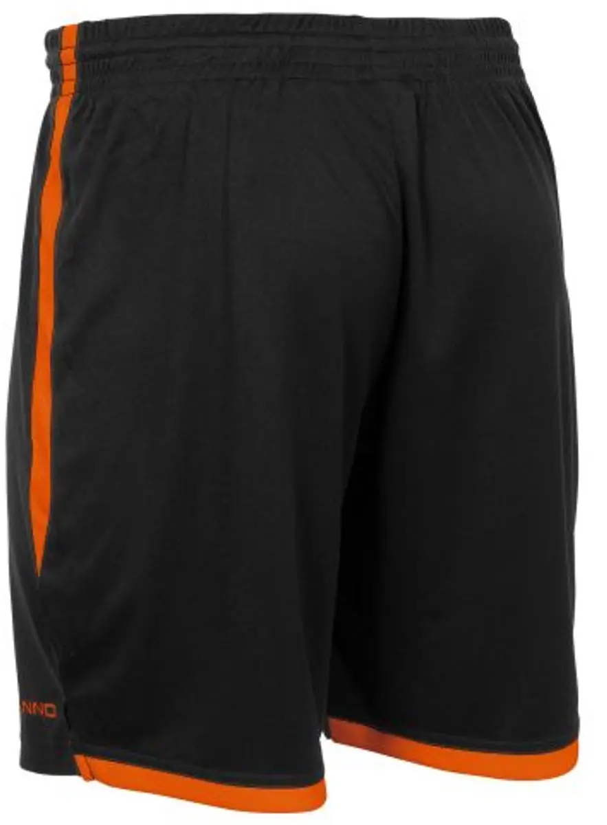 Stanno Focus Shorts II Sportbroek S - Zwart/Oranje