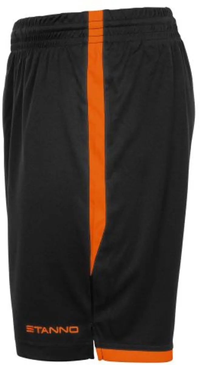Stanno Focus Shorts II Sportbroek S - Zwart/Oranje