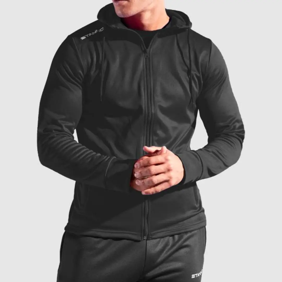 Stanno Field Hooded Full Zip Top 116 - Zwart