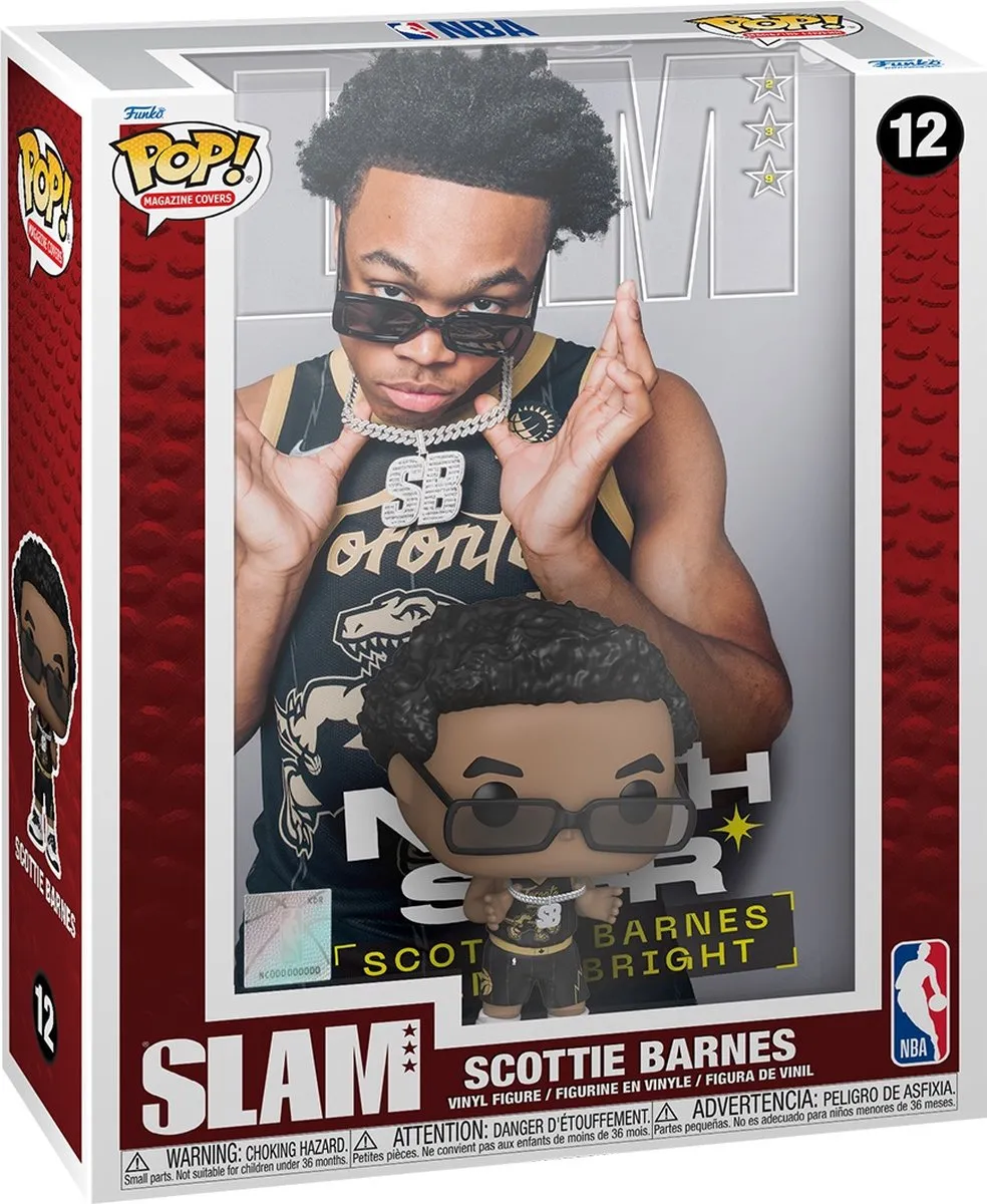 Funko NBA Cover POP! Scottie Barnes SLAM Magazin 73418 - Verzamelfiguur 9cm - Multicolor
