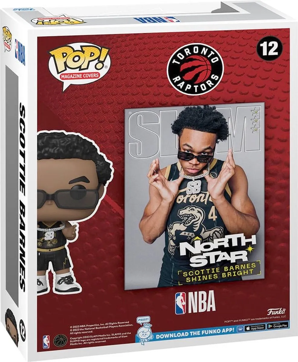 Funko NBA Cover POP! Scottie Barnes SLAM Magazin 73418 - Verzamelfiguur 9cm - Multicolor