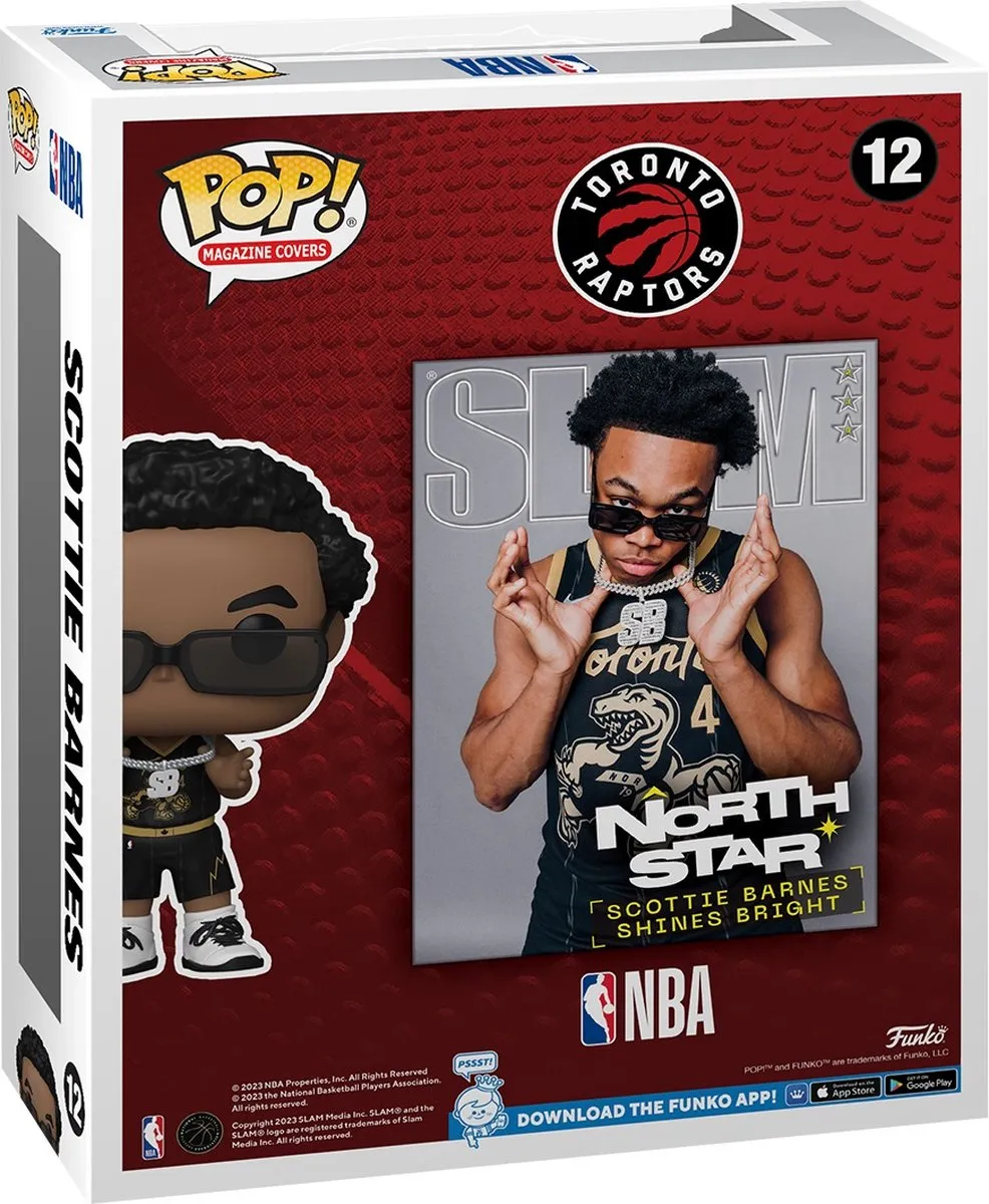 Funko NBA Cover POP! Scottie Barnes SLAM Magazin 73418 - Verzamelfiguur 9cm - Multicolor