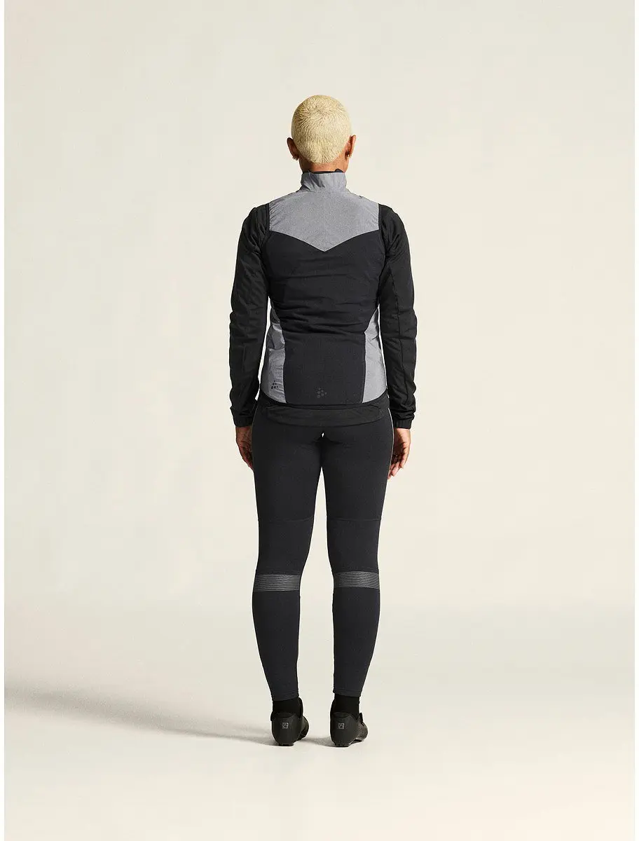 Craft Adv Essence Lumen Mouwloos Fietswindjack Dames - XL - Zilver Reflecterend - afbeelding 6 van 6