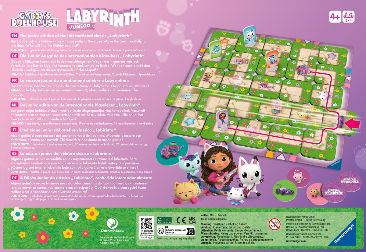 Ravensburger Gabby's Dollhouse Junior Labyrinth - Kinderspel