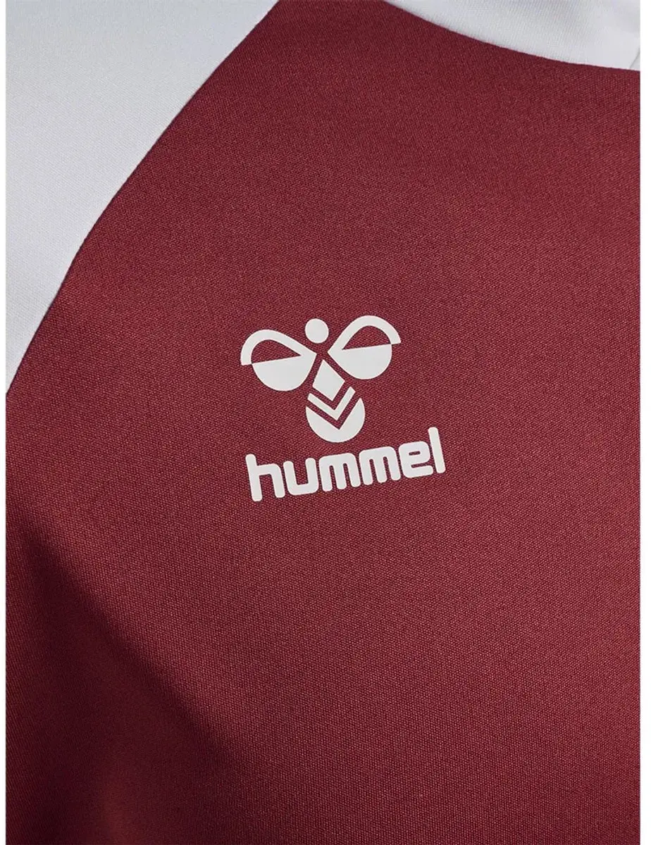 Hummel Hmlmatch League Sportshirt 233153 - 3XL - Maroon/Wit - afbeelding 6 van 6