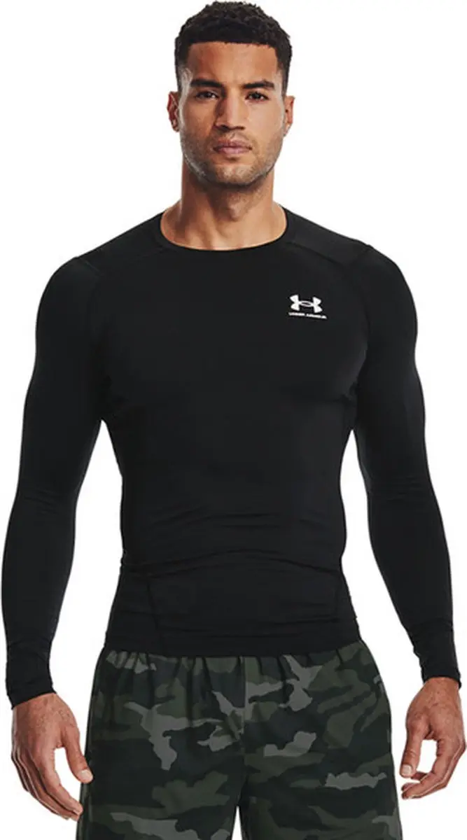 Under Armour Heren Longsleeve Sportshirt 3XL - Zwart