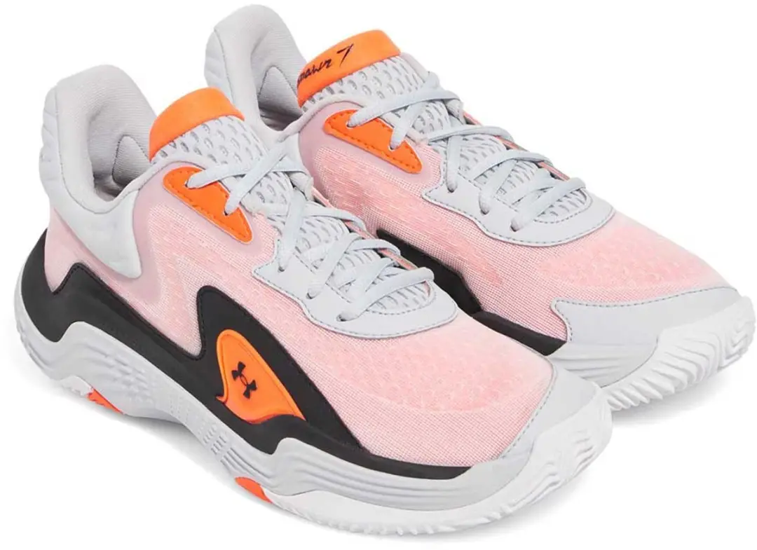 Under Armour Spawn 7 Basketbalschoenen 45.5 - Roze