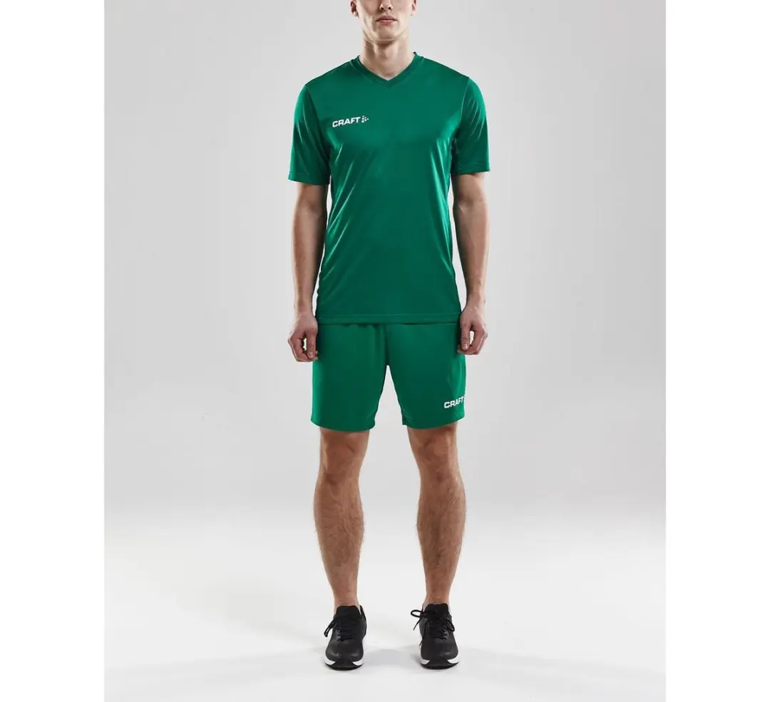 Craft Squad Solid Shirt Heren - XL - Groen/Wit