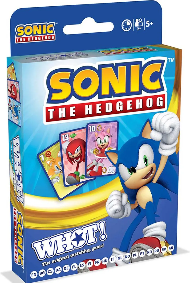 Sonic the Hedgehog WHOT! Kaartspel - 2-6 Spelers