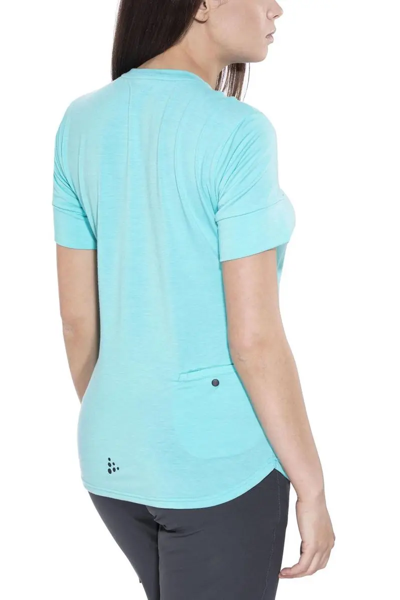 Craft Ride Wielrenshirt L - Dames - Blauw