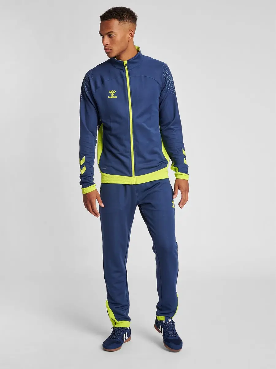 Hummel Hmllead Poly Zip Jacket 207399 Trainingsjack - S - Dark Denim - afbeelding 6 van 6