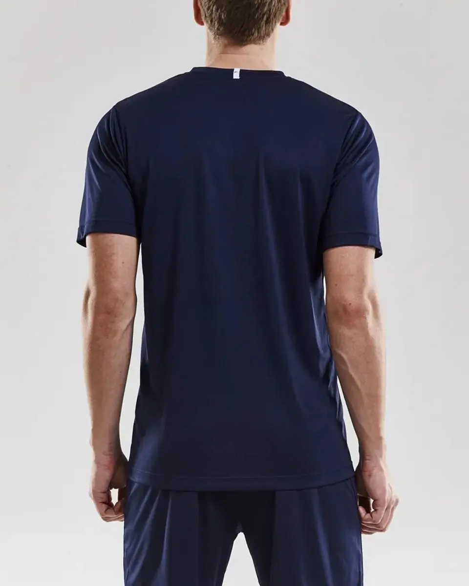Craft Squad Solid SS Jersey Heren - XS - Navy/Wit