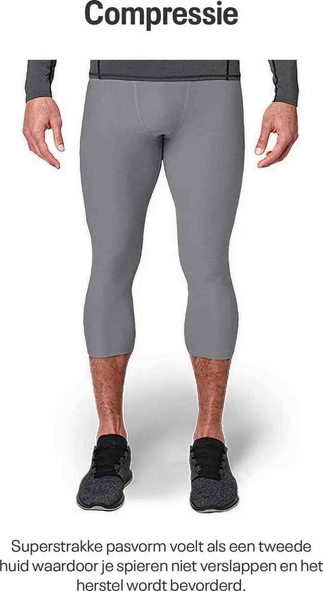 Under Armour UA HG Armour Leggings XXL - Zwart/Wit